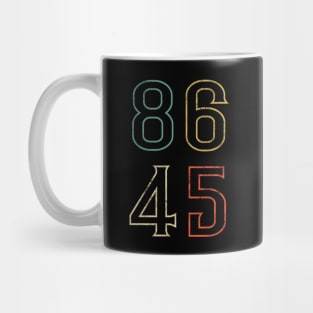 Classic Vintage 86 45 Trump Impeach 45 Anti Trump Mug